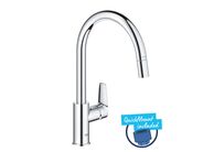 Grohe Start Edge Dřezová baterie s výsuvnou koncovkou, chrom