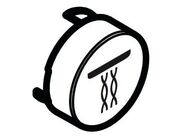 Hansgrohe Příslušenství Tlačítko proudu Whirl, bílá