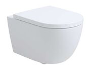 kielle Oudee Závěsné WC se sedátkem SoftClose, Rimless Vortex+, bílá