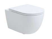 kielle Oudee Závěsné WC se sedátkem SoftClose, Rimless Vortex+, bílá