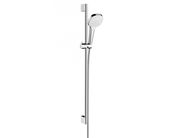 Hansgrohe Croma Select E Set sprchové hlavice, tyče a hadice, bílá/chrom