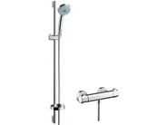 Hansgrohe Croma 100 Sprchový set s termostatem, 3 proudy, tyč 65 cm, chrom