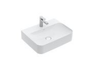 Villeroy & Boch Finion Umyvadlo bez přepadu, 600x470 mm, s CeramicPlus, alpská bílá