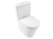 Villeroy & Boch O.novo WC kombi mísa, zadní odpad, Rimless, DirectFlush, alpská bílá
