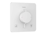 Hansgrohe Ecostat Comfort Q Termostatická baterie pod omítku, pro 2 spotřebiče, matná bílá