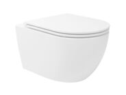 kielle Oudee Závěsné WC se sedátkem SoftClose, Vortex Rimless, bílá