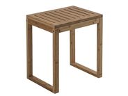 Gedy HIMALAYA koupelnová stolička, 39,5x44,3x29,5cm, bambus