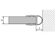 Polysan Těsnění mezi sklo a stěnu, sklo 8mm, 2000mm