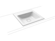 Kaldewei Cono 3080 umyvadlo zápustné, 60x50x1,4 cm, Perl-Effekt, 3 otvory pro baterii, bílá