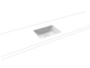 Kaldewei Cono 3088 umyvadlo vestavné, 86,8x38,2x2 cm, Perl-Effekt, bílá