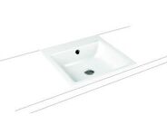 Kaldewei Puro 3150 umyvadlo zápustné, s přepadem, 46x46x1,4 cm, Perl-Effekt, bílá