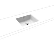 Kaldewei Puro 3159 umyvadlo vestavné, s přepadem, 46x38,5x0,2 cm, Perl-Effekt, bílá