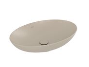 Villeroy & Boch Loop&Friends Umyvadlo na desku, 620x420 mm, s přepadem, CeramicPlus, Almond