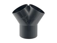 Geberit PE odbočka kalhotová 2 x 30°, d=63mm, d1=50mm