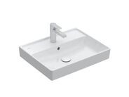Villeroy & Boch Collaro Umyvadlo 550x440 mm, s přepadem, otvor pro baterii, CeramicPlus, Stone White