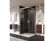 Hüppe Aura elegance posuvné dveře rohový vstup 2-dílný 1000x1000/1900 mm, Soft-Open/Soft-Close