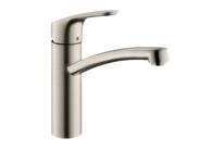 Hansgrohe Focus M41 Dřezová baterie, vzhled nerezu