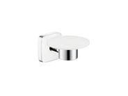 Hansgrohe PuraVida Mýdlenka s držákem, keramika/chrom