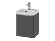 Villeroy & Boch Subway 3.0 Umyvadlová skříňka, 351x429x309 mm, 1 dvířka, grafitová