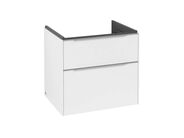 Villeroy & Boch Subway 3.0 Umyvadlová skříňka 62x58x48 cm, 2 zásuvky, bílá