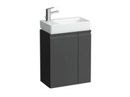 Laufen Pro S Umyvadlová skříňka s dvířky a boční policí vpravo, 47x28x61 cm, grafit mat