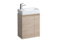 Laufen Pro S Umyvadlová skříňka s dvířky a boční policí vpravo, 47x28x61 cm, světlý dub