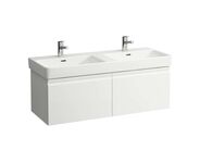 Laufen Pro S Umyvadlová skříňka, 126x45x39 cm, 2 zásuvky, lesklá bílá