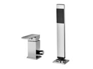 Paffoni Elle Baterie na okraj vany, 2-otvorová instalace, chrom