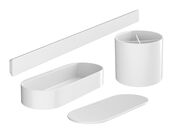 Hansgrohe WallStoris Set koupelnových doplňků, matná bílá
