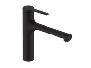 Hansgrohe Zesis M33 Dřezová baterie 160, s výsuvnou sprškou, sBox lite, matná černá