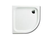Kaldewei Zirkon 604-2 čtvrtkruhová symetrická sprchová vanička 90x90 cm, Antislip, polystyrénový nosič, bílá