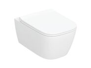 Geberit Smyle závěsné WC 35,5x53 cm, hluboké splachování, uzavřený tvar, TurboFlush, sedátko EasyMount, bílá