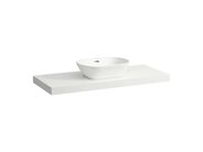 Laufen Lani Deska pod umyvadlo, 118 cm, středový výřez, matná bílá