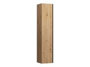 Laufen Meda Vysoká skříňka, 165x35x34 cm, 1 dvířka, panty vlevo, dub