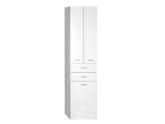 Aqualine ZOJA/KERAMIA FRESH skříňka vysoká s košem 50x184x29cm, bílá