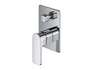 OMNIRES Baretti Baterie pod omítku, pro 2 spotřebiče, s tělesem, chrom