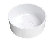 OMNIRES Umyvadlo na desku, průměr 42 cm, bez přepadu, bílá