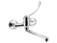 Aqualine AQUALINE 35 nástěnná baterie, lékařská páka, ramínko ploché, 220mm, chrom