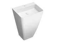 OMNIRES Parma M+ Volně stojící umyvadlo 55x43 cm, bez přepadu, otvor pro baterii, bílá