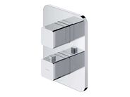OMNIRES Parma Termostatická baterie pod omítku, pro 2 spotřebiče, s tělesem, chrom