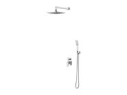 OMNIRES Fresh Sprchový set s baterií pod omítku, s tělesem, 25x25 cm, 3 proudy, chrom