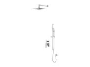 OMNIRES Fresh Sprchový set s baterií pod omítku, s tělesem, 25x25 cm, 3 proudy, chrom