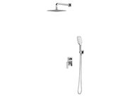 OMNIRES Parma Sprchový set s baterií pod omítku, s tělesem, 25x25 cm, 3 proudy, chrom