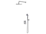 OMNIRES Y Sprchový set s termostatem pod omítku, s tělesem, průměr 25 cm, 5 proudů, chrom