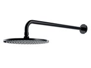OMNIRES Slimline Hlavová sprcha, průměr 25 cm, černá