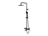 OMNIRES Y Sprchový set s vanovým termostatem, průměr 25 cm, 5 proudů, černá