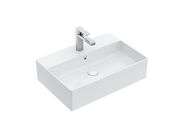Villeroy & Boch Memento 2.0 Umyvadlo na desku 60x42 cm, s přepadem, otvor pro baterii, alpská bílá