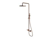 OMNIRES Y Sprchový set s baterií, průměr 25 cm, měď
