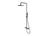 OMNIRES Y Sprchový set s baterií, průměr 25 cm, kartáčovaný grafit
