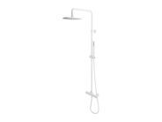 OMNIRES Y Sprchový set s termostatem, průměr 25 cm, matná bílá